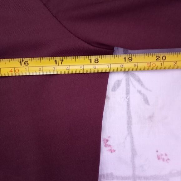 Lularoe Blocked Color Brown/Black 3/4 Sleeve Wrapp - Picture 6 of 7